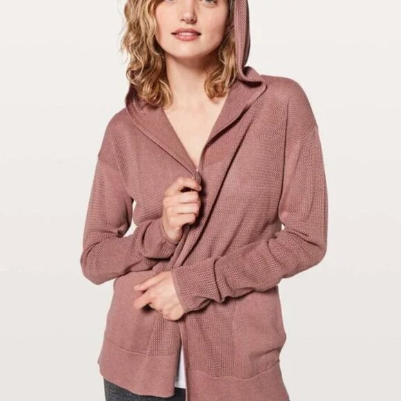 Lululemon Still Movement Wrap- Heathered Quicksand - Picture 2 of 10